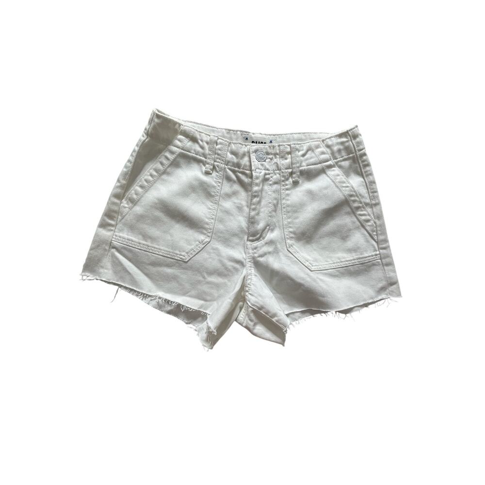 PAIGE Women’s 0/25 White Denim Shorts 3” Inseam Coastal Beachy Cottage Clean GUC